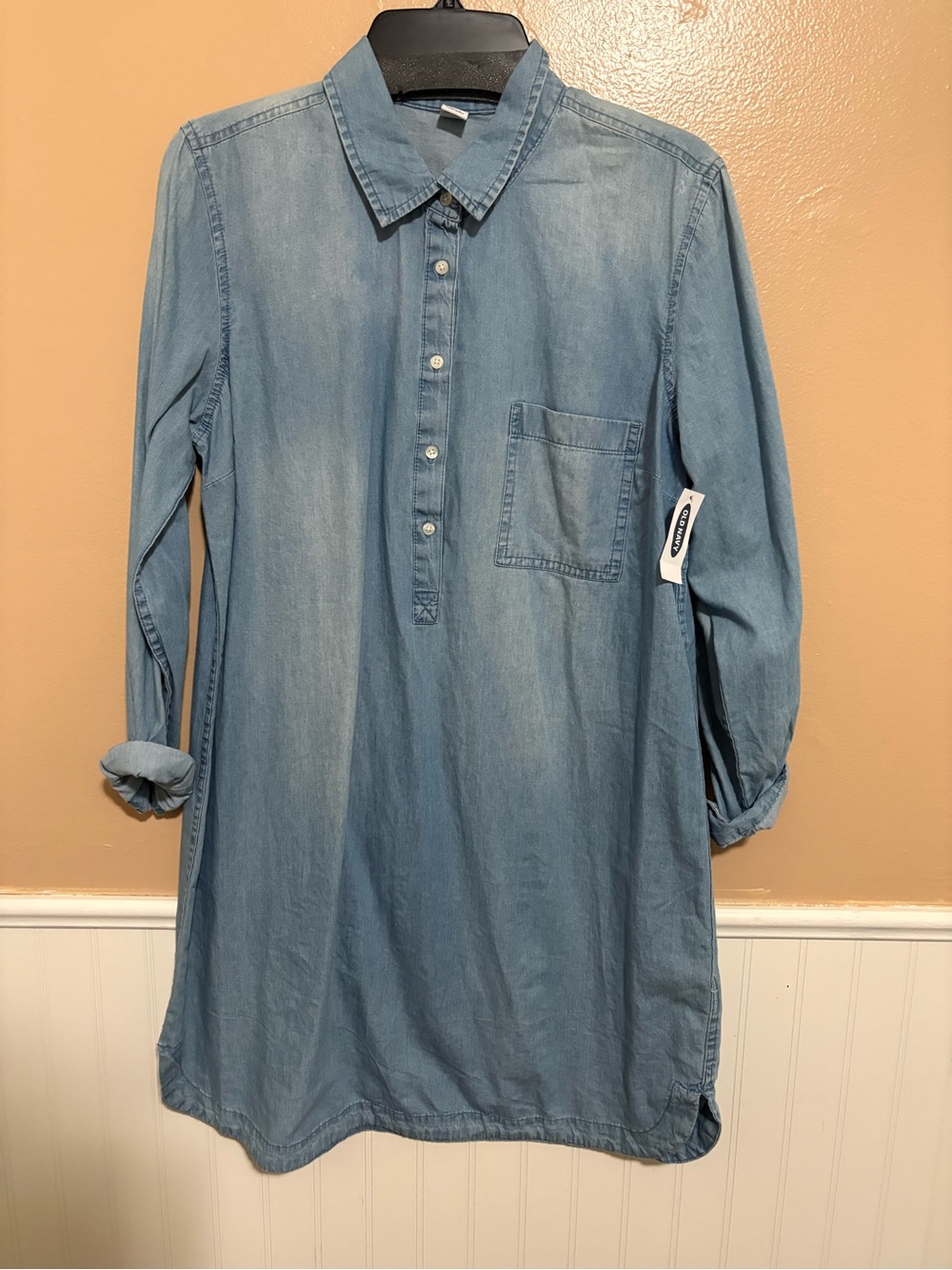 Old Navy Large Lightweight Denim Dress New With Tags